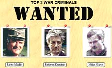 Top 3 War Criminals Wanted