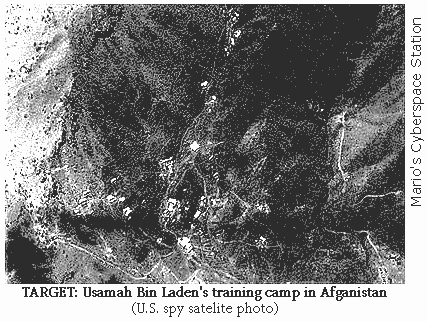   Usamah Bin Laden's training camp in Afganistan (U.S. spy satelite photo)   