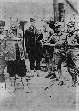 Handing over Partizans to Germans