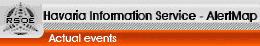 Havaria Information Service Alert Map